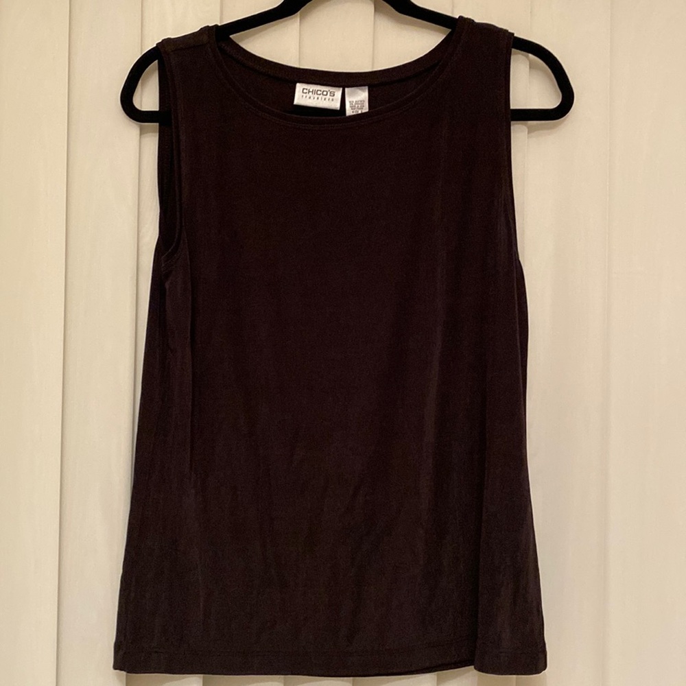 Chicos Travelers Tank Chico 2 USA L12 black